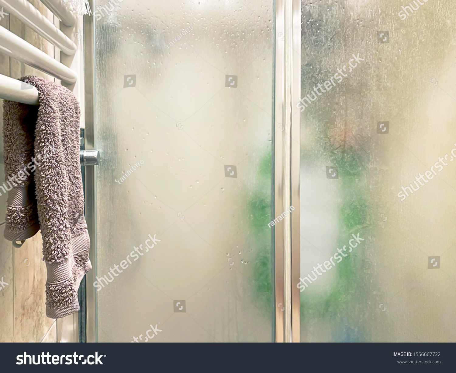 Small frosted bathroom window