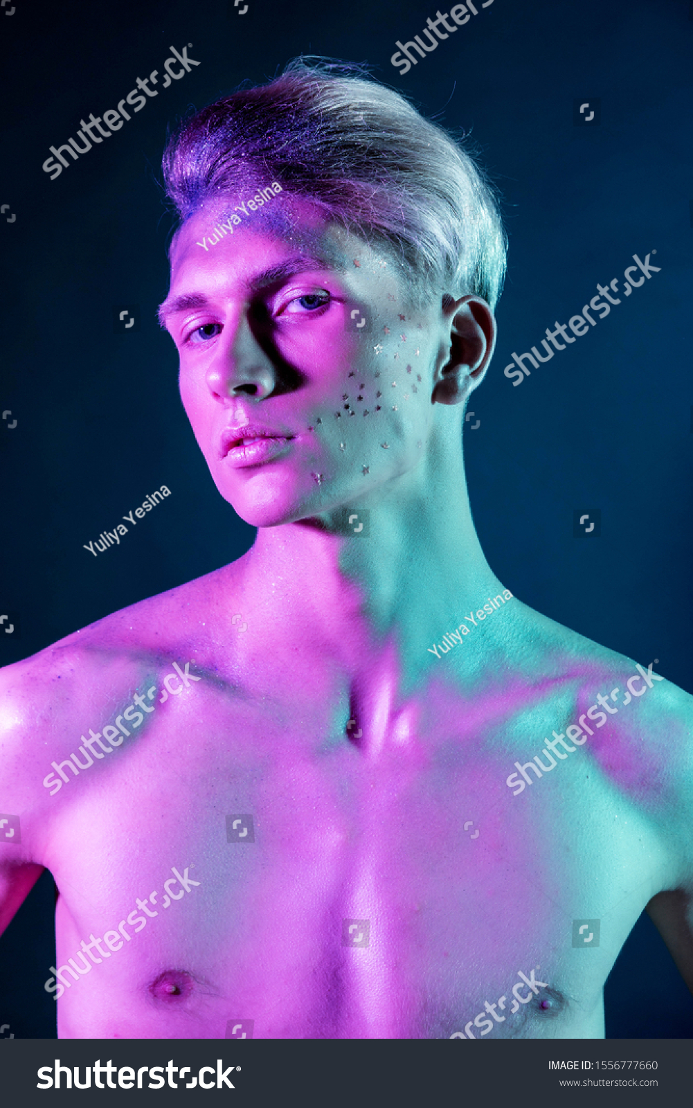 Photo Handsome Pumped Guy Naked Torsos Stock Photo Shutterstock