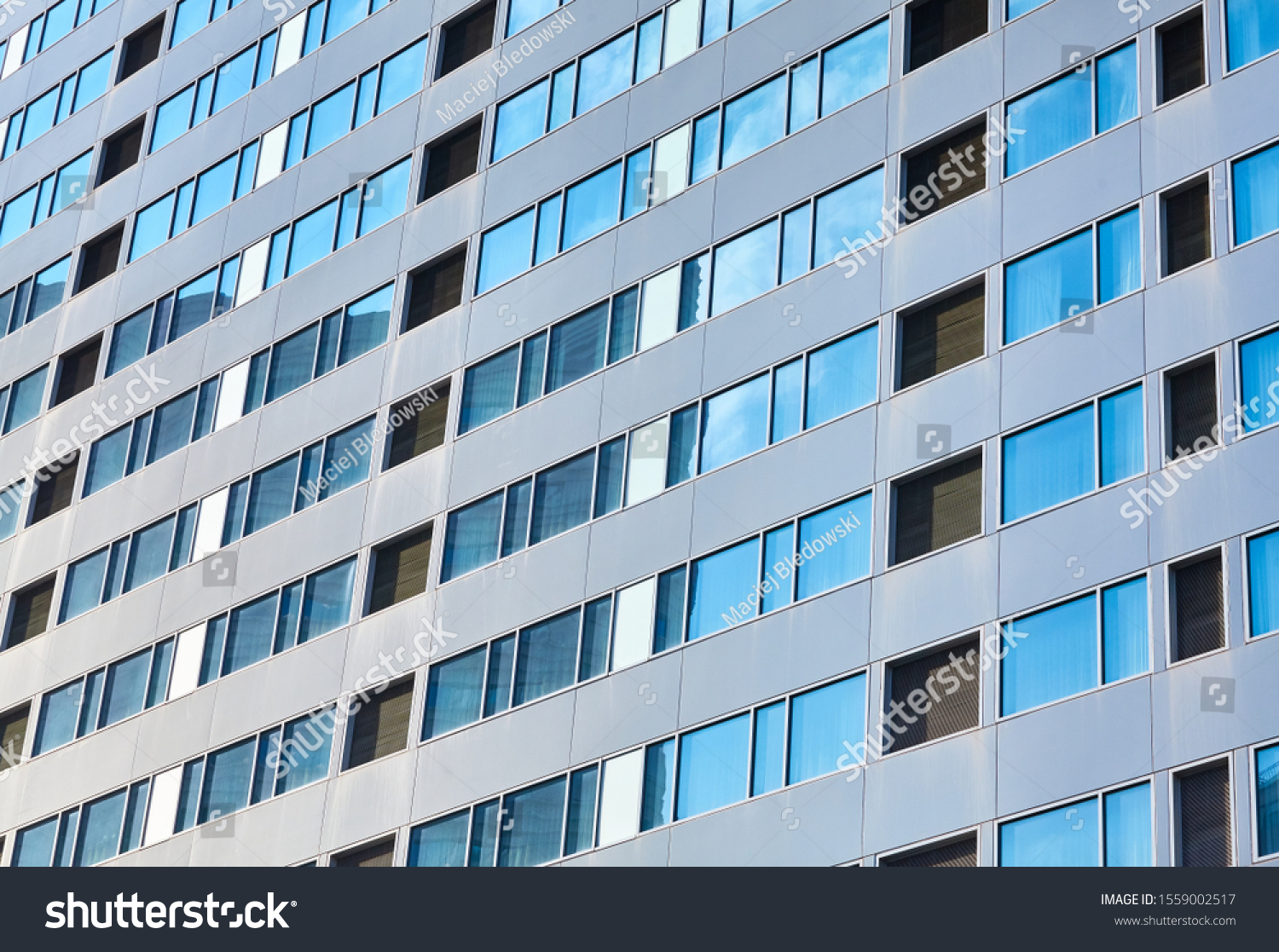 Close Picture Skyscraper Facade Architectural Background Stock Photo ...