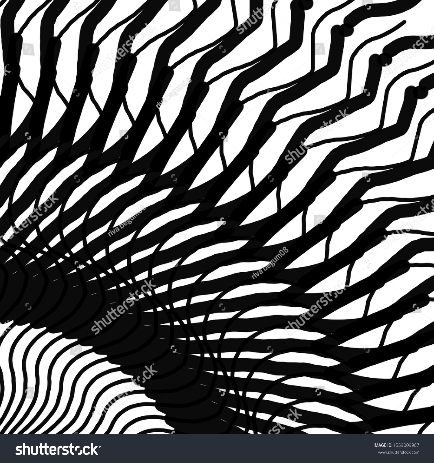 Abstract Black White Illustrator Background Design Stock Illustration ...