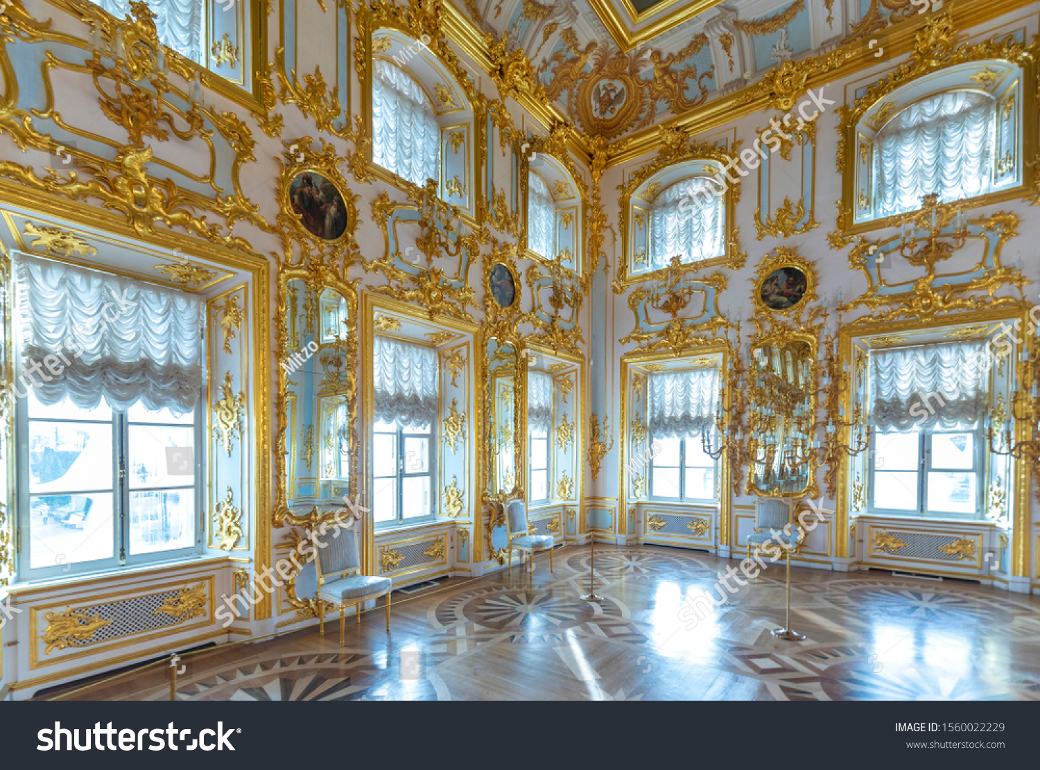 procedure Blaze Chap Peterhof Palace Interior Saint Petersburg Russia Stock Photo 1560022229 |  Shutterstock