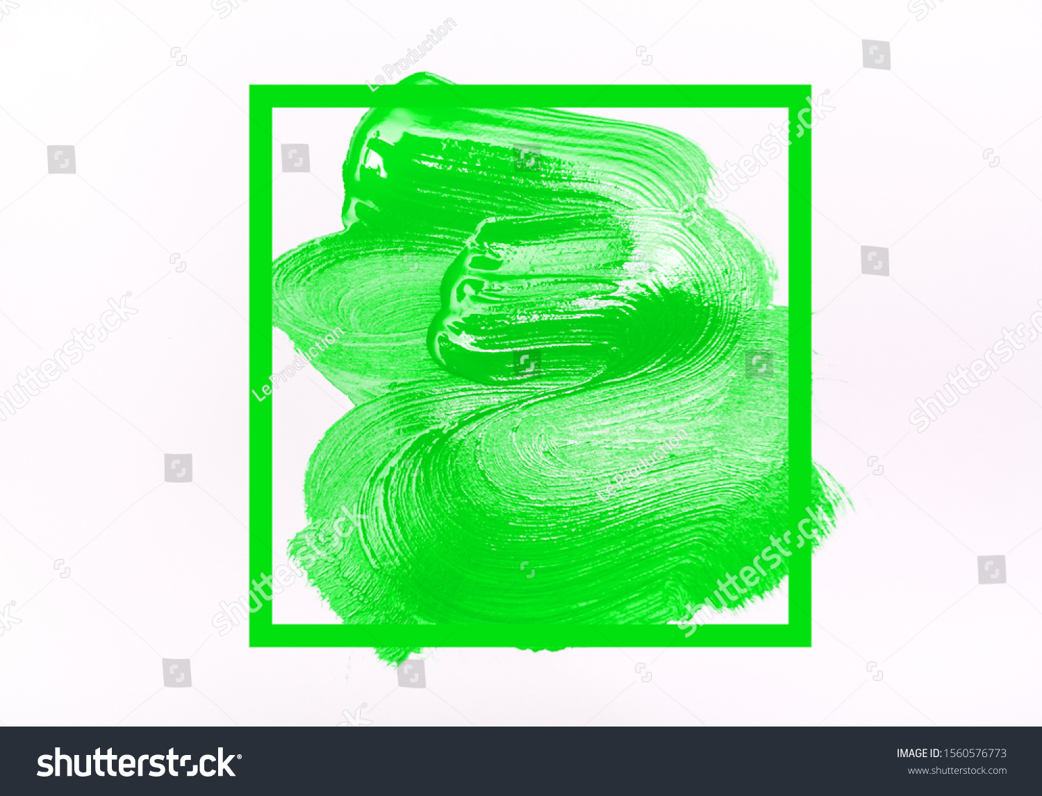 Stock Photo Green Paint Splash Isolated On White Background Frame Banner Ecology 1560576773 