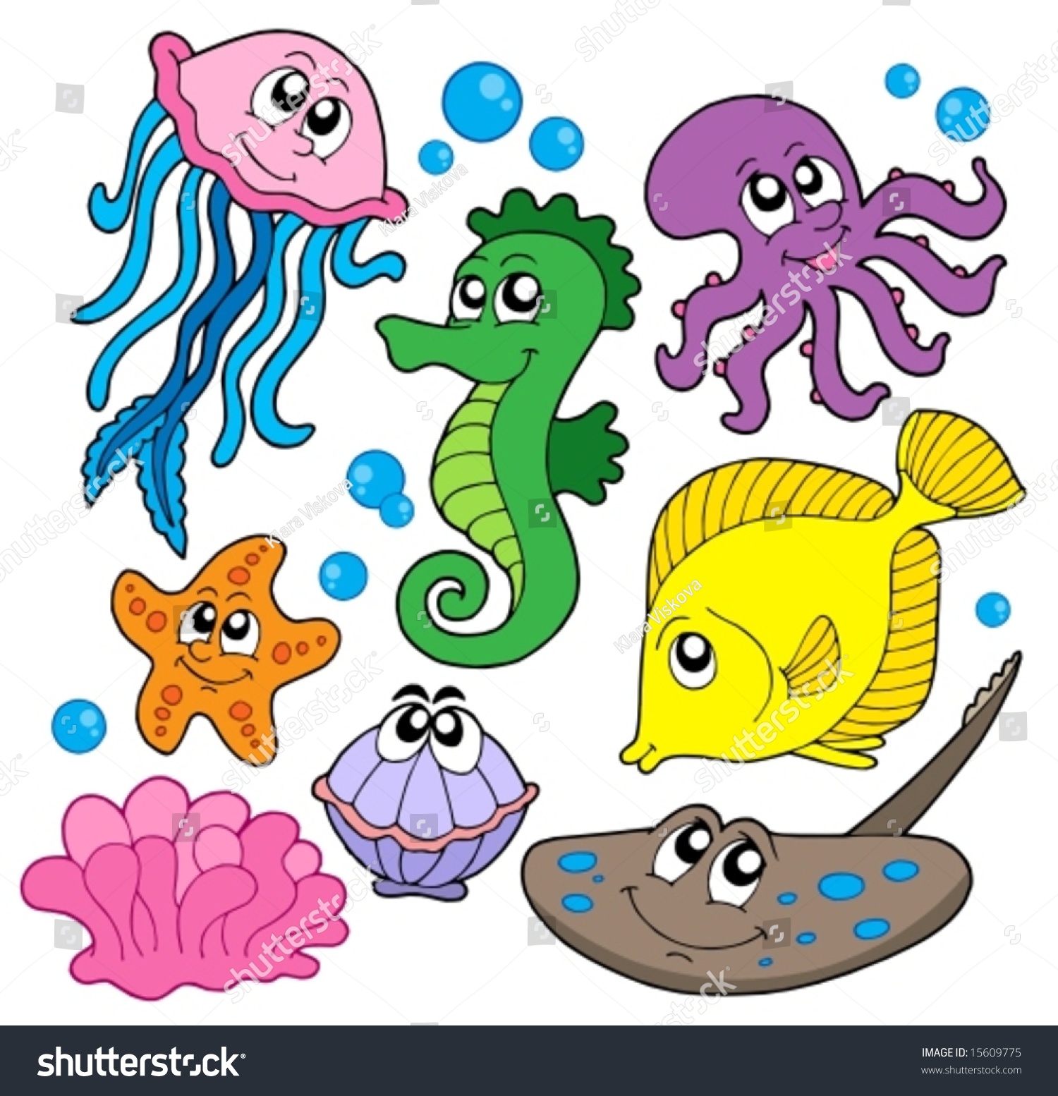 Рыбки водорослей для детей