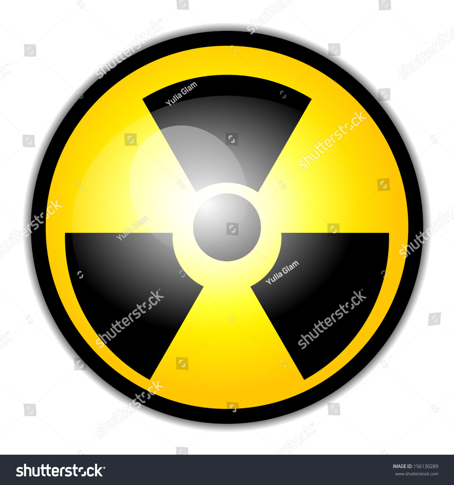 Vector Radiation Warning Symbol Stock Vector (Royalty Free) 156130289 ...