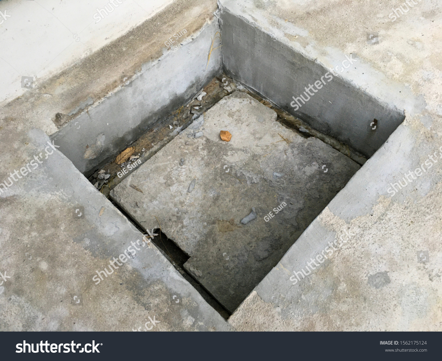 Sump Pit Box Street Drain Box Stock Photo 1562175124 | Shutterstock