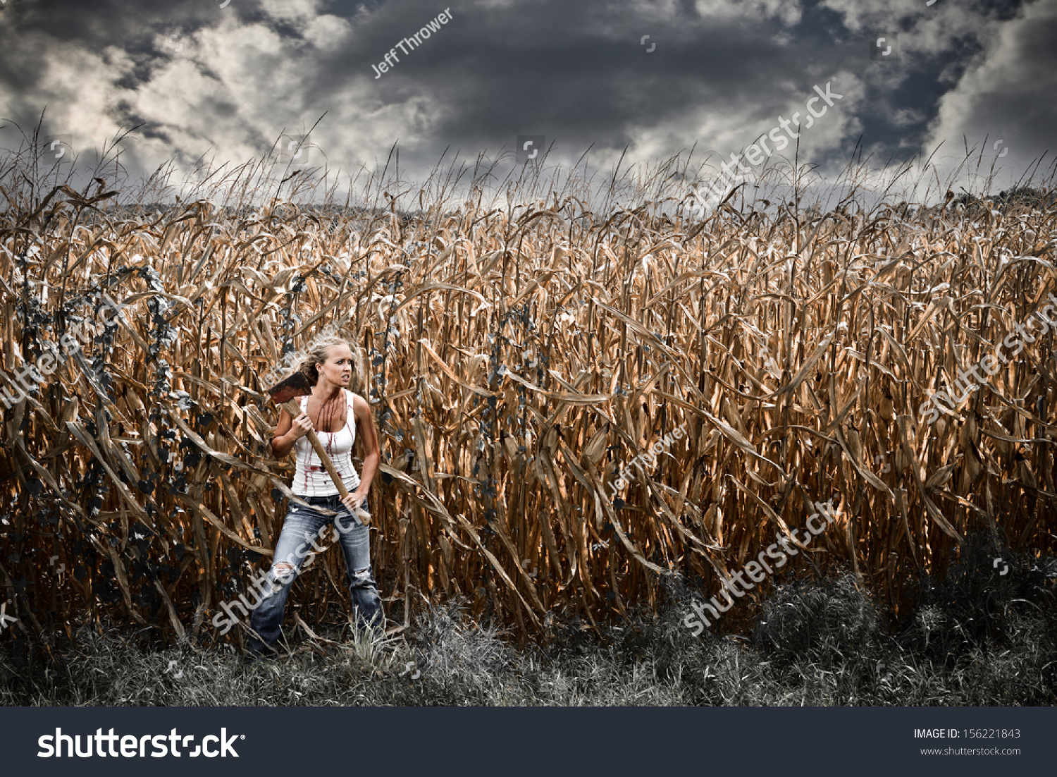Заброшенные кукурузные поля арт