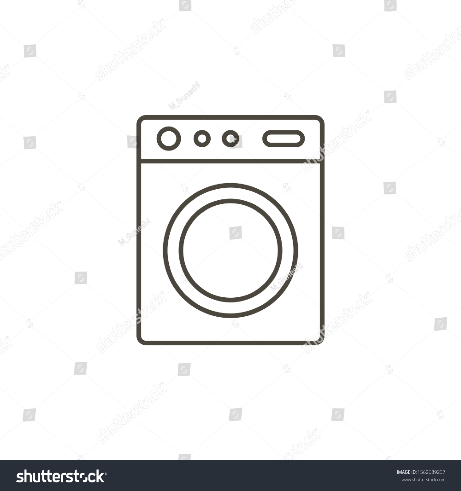 Cleaning Clothes Dirty Laundry Icon Simple Stock Vector (Royalty Free ...