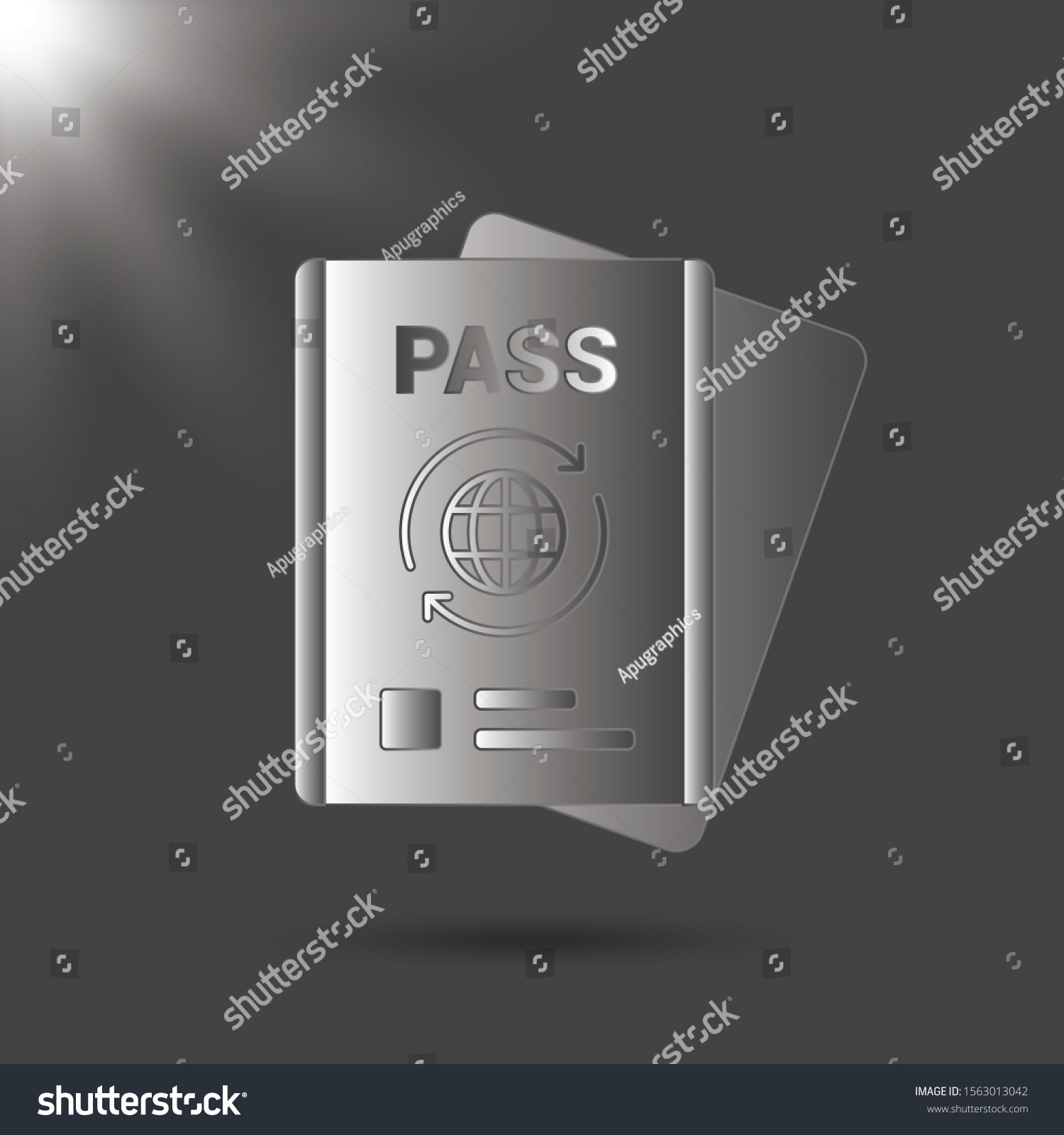 Passport Tickets Air Travel Concept Flat Stock Vector Royalty Free 1563013042 Shutterstock