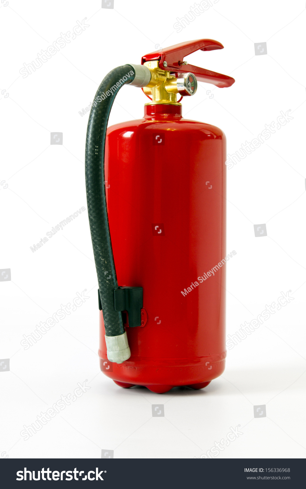 Fire Extinguisher Clipping Path Included Stock Photo 156336968 ...