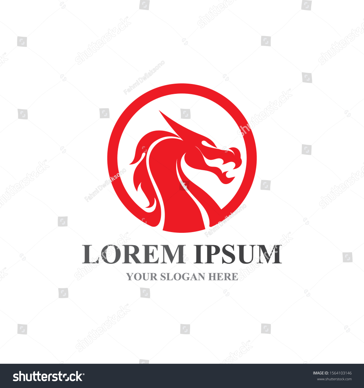 Dragon Vector Icon Illustration Design Logo Stock Vector (Royalty Free ...