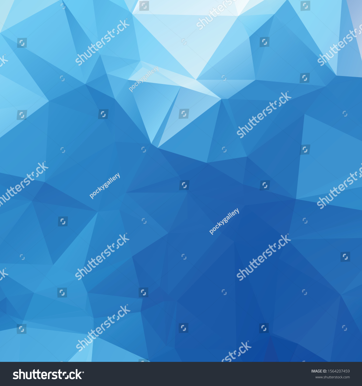 Abstract Blue Polygon Texture — Stock Vector © Pockygallery