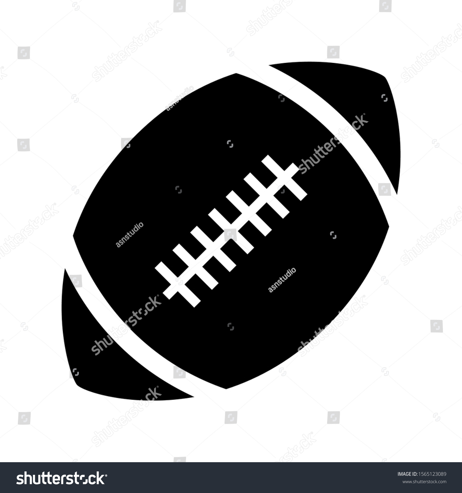 American Football Icon Design American Football Stock Vector (Royalty ...