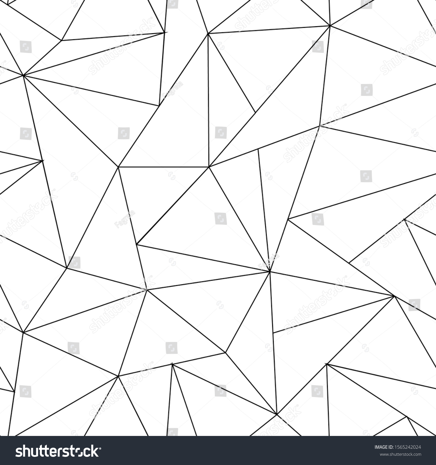 Трафарет геометрический орнамент треугольники