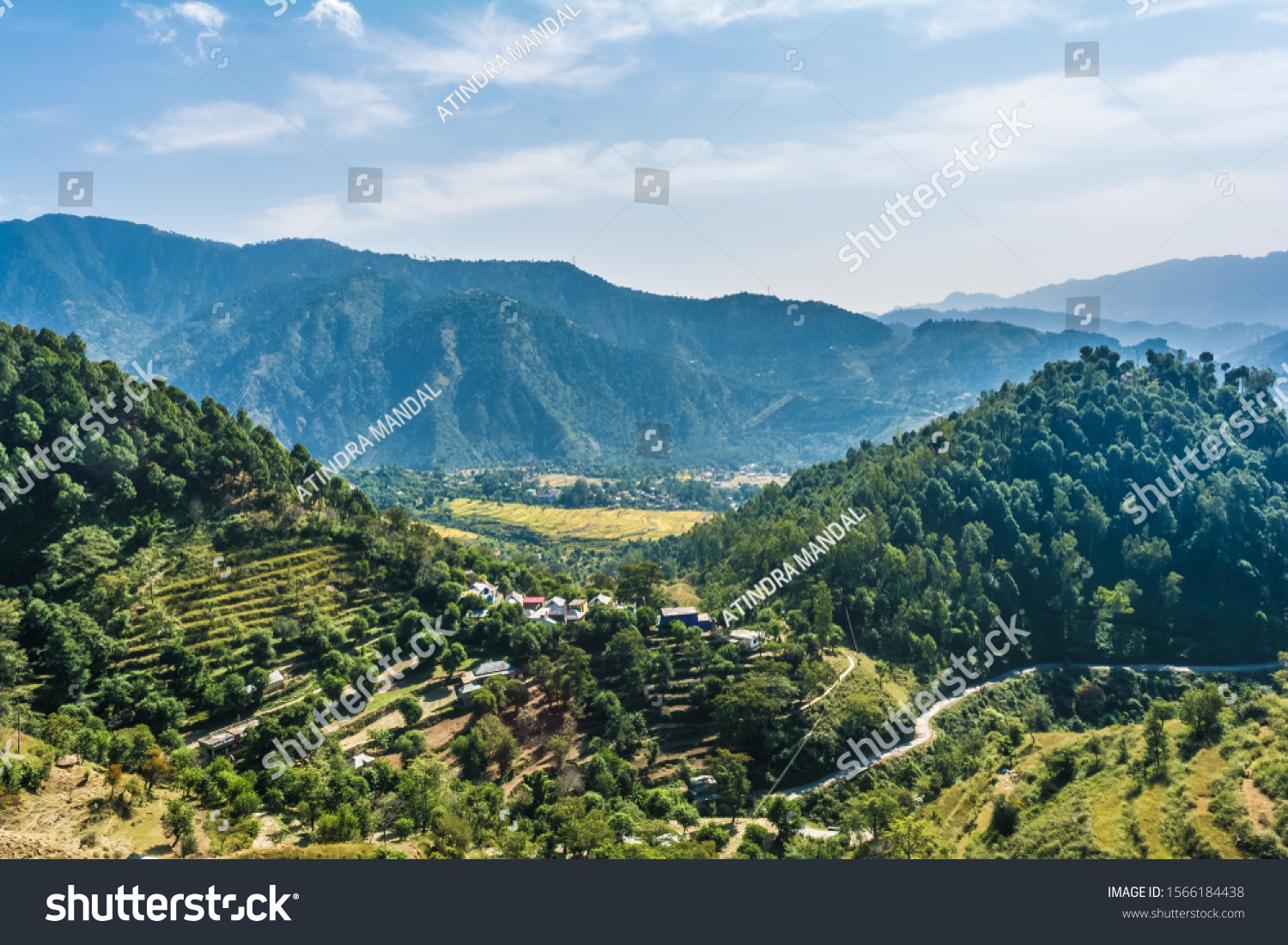 Green Valley Kangra Himachal India Stock Photo 1566184438 | Shutterstock