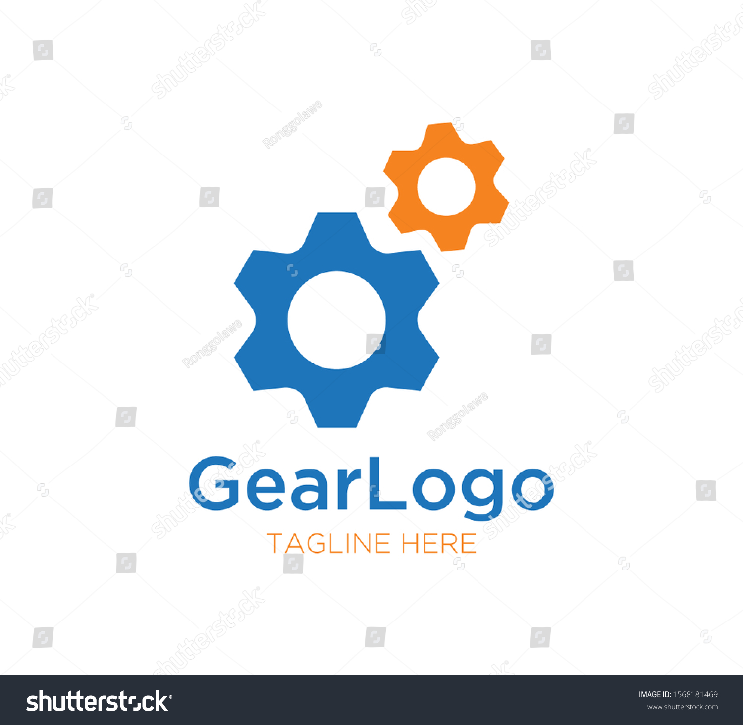 Gear Vector Logo Concept Design Template Stock Vector (Royalty Free ...