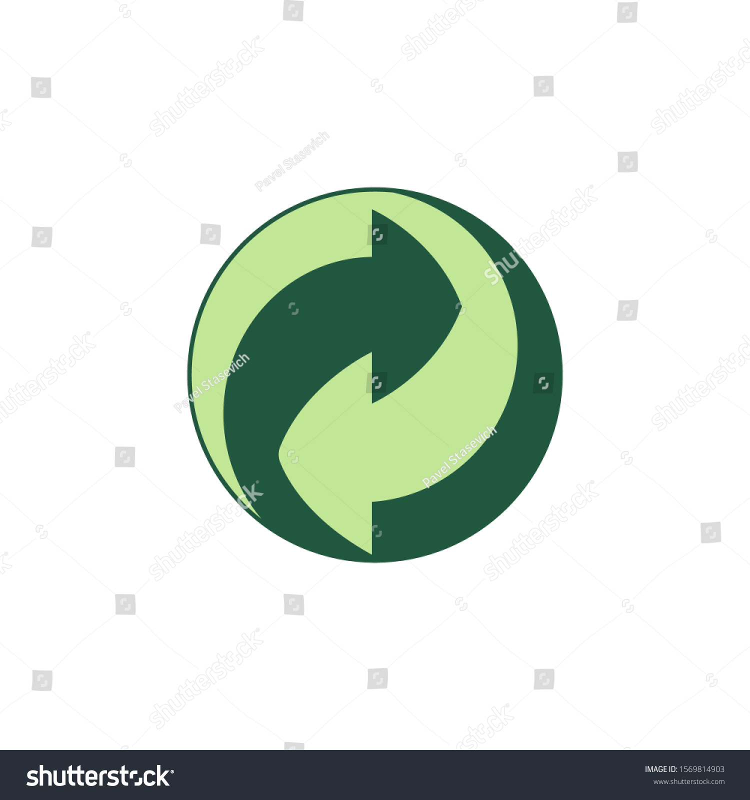 Dot symbol. Green Dot (symbol). Эколог точки знаки.