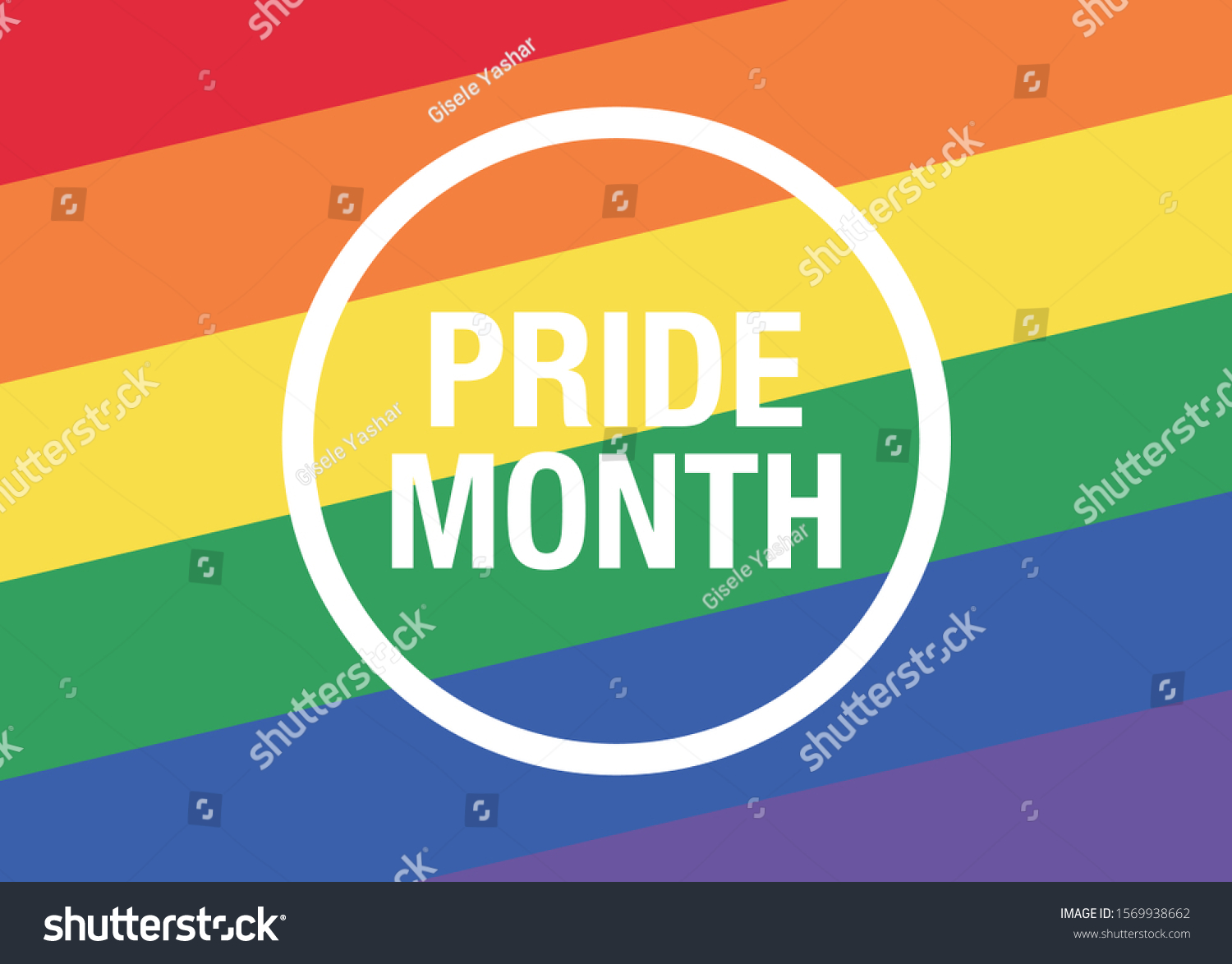 Parade Vector Background Pride Month Parade Stock Vector (Royalty Free ...