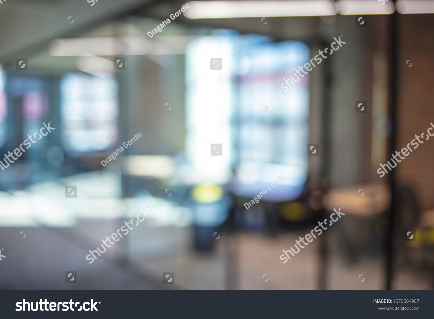 Atmosphere Around Office Blur Background Bokeh Stock Photo 1570564987 ...