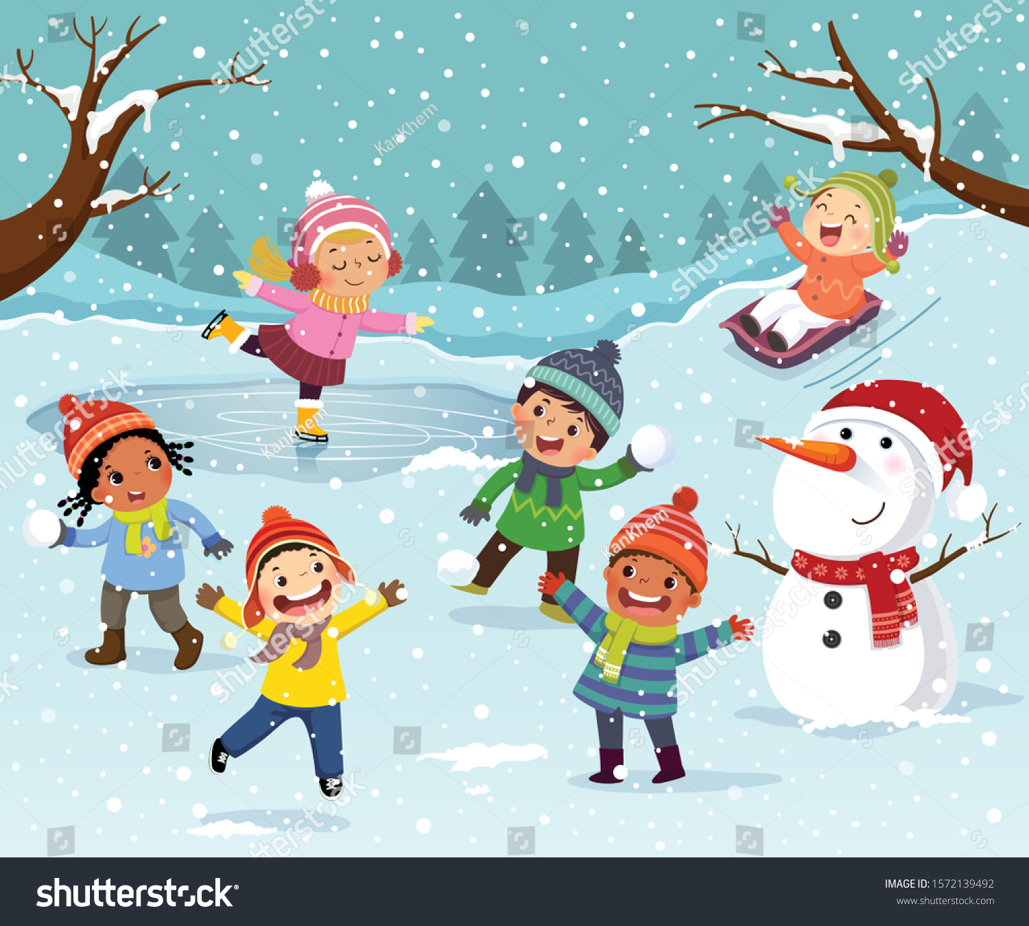 winter pictures for kids