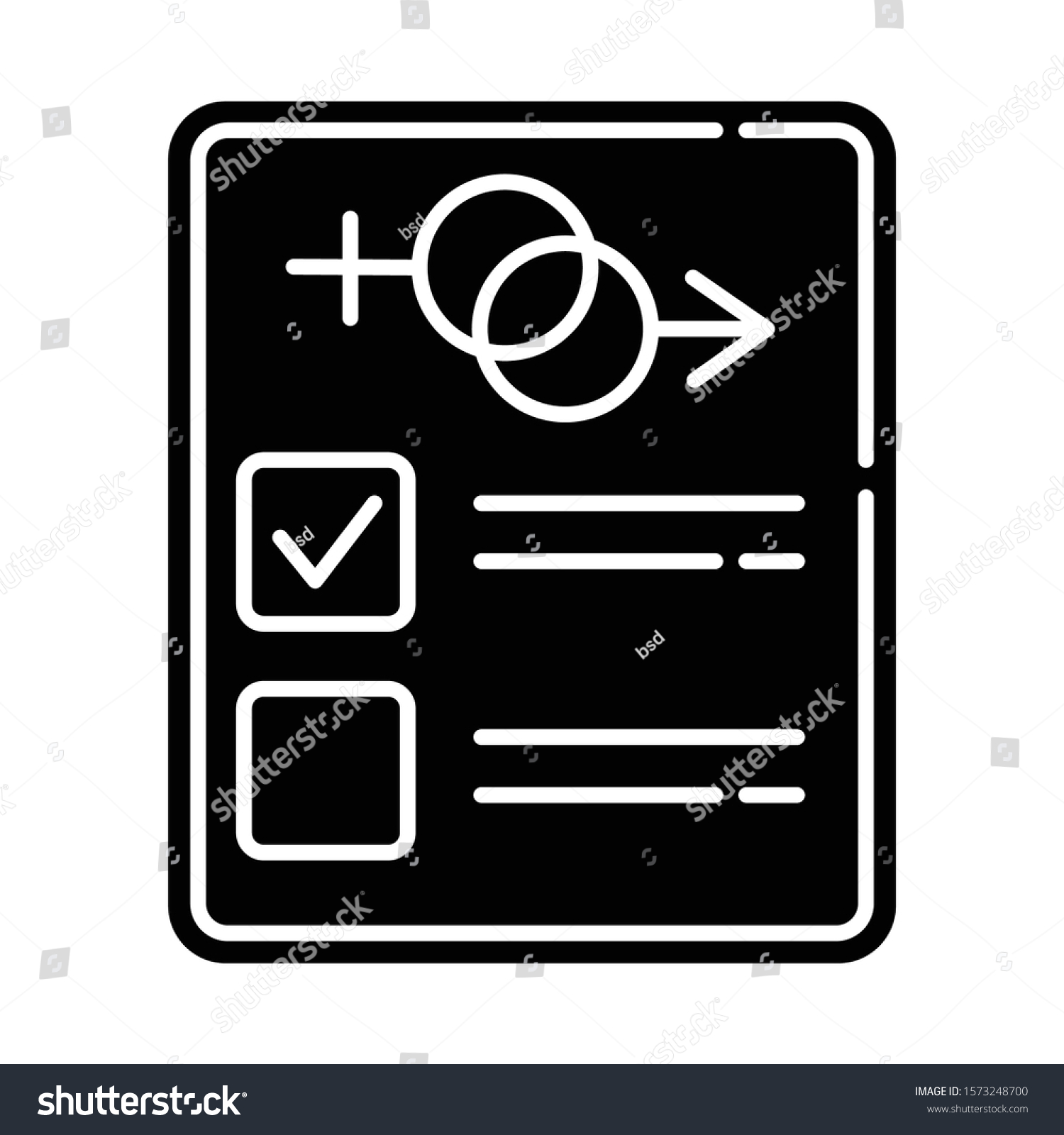 Sex Test Glyph Icon Examination Page Stock Vector Royalty Free 1573248700 Shutterstock 0713