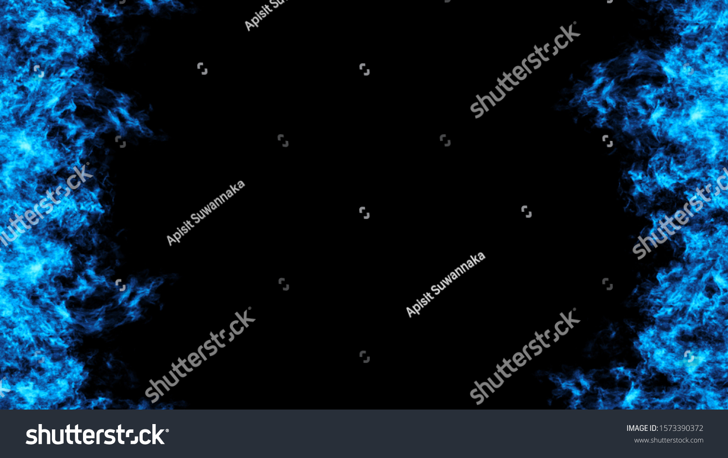 Fire Concept Design On Black Gackground Stock Illustration 1573390372 ...