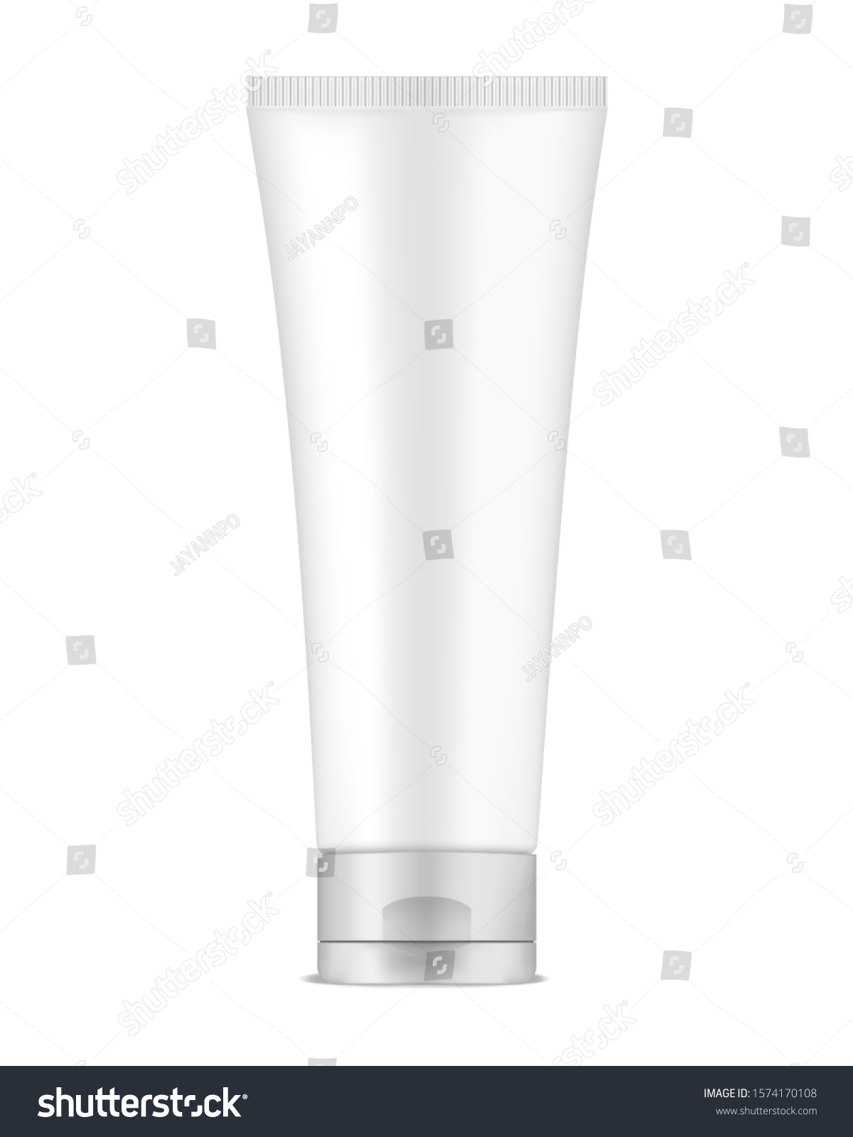 Squeeze Tube Packaging Vector Mockup White Stock Vector (Royalty Free ...