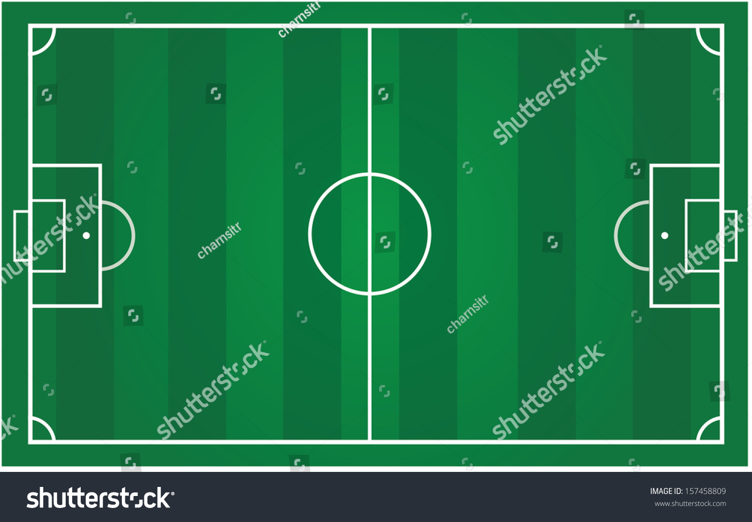 Background Football Turf Vector Stock Vector (Royalty Free) 157458809 ...