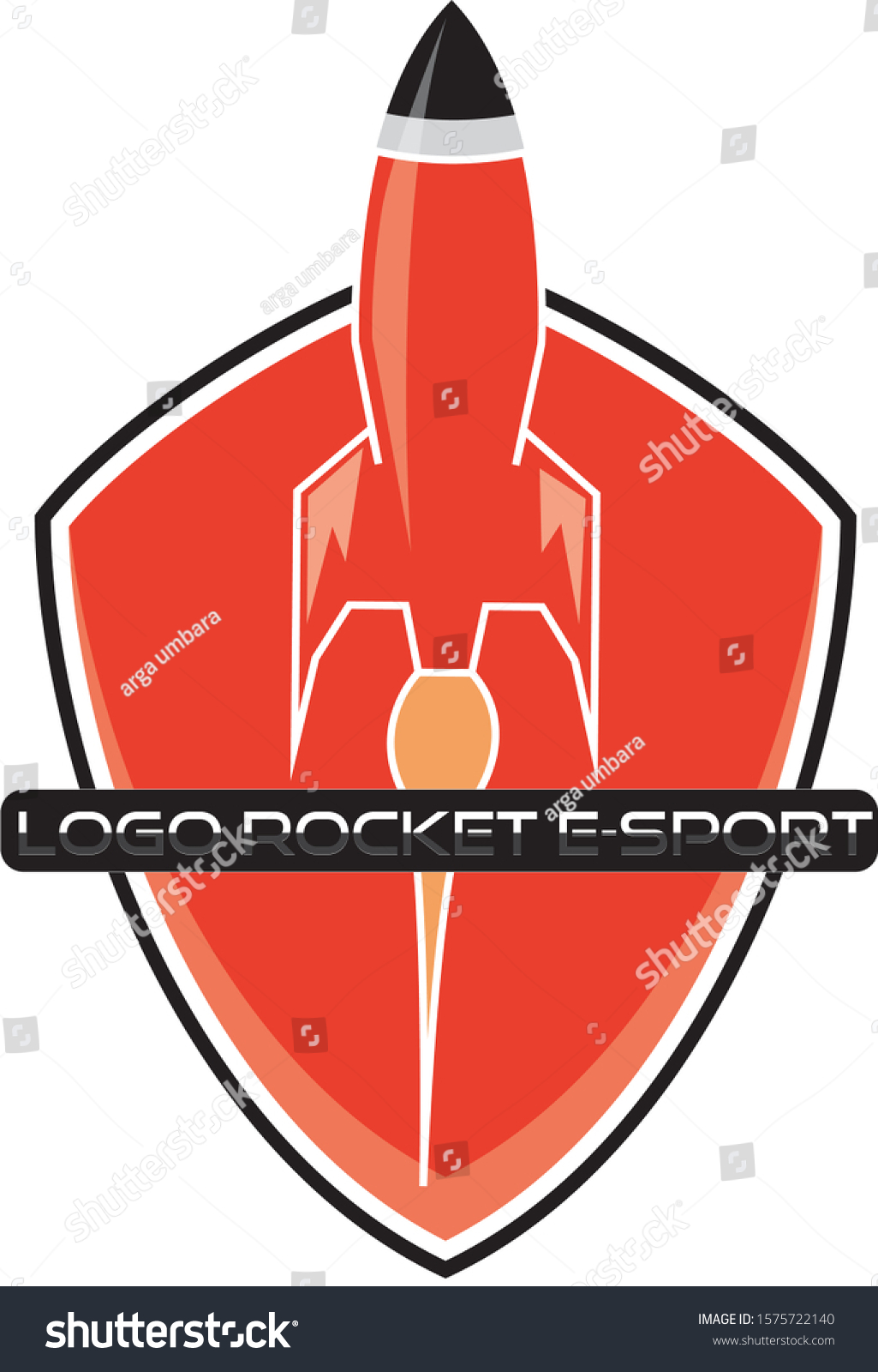 Rocket Launchshipvector Illustration Concept Business Product Stock Vector Royalty Free