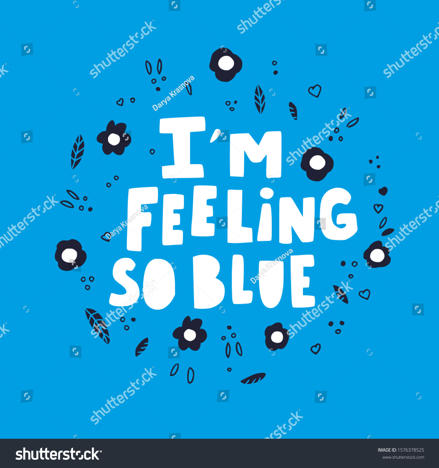 I feel blue