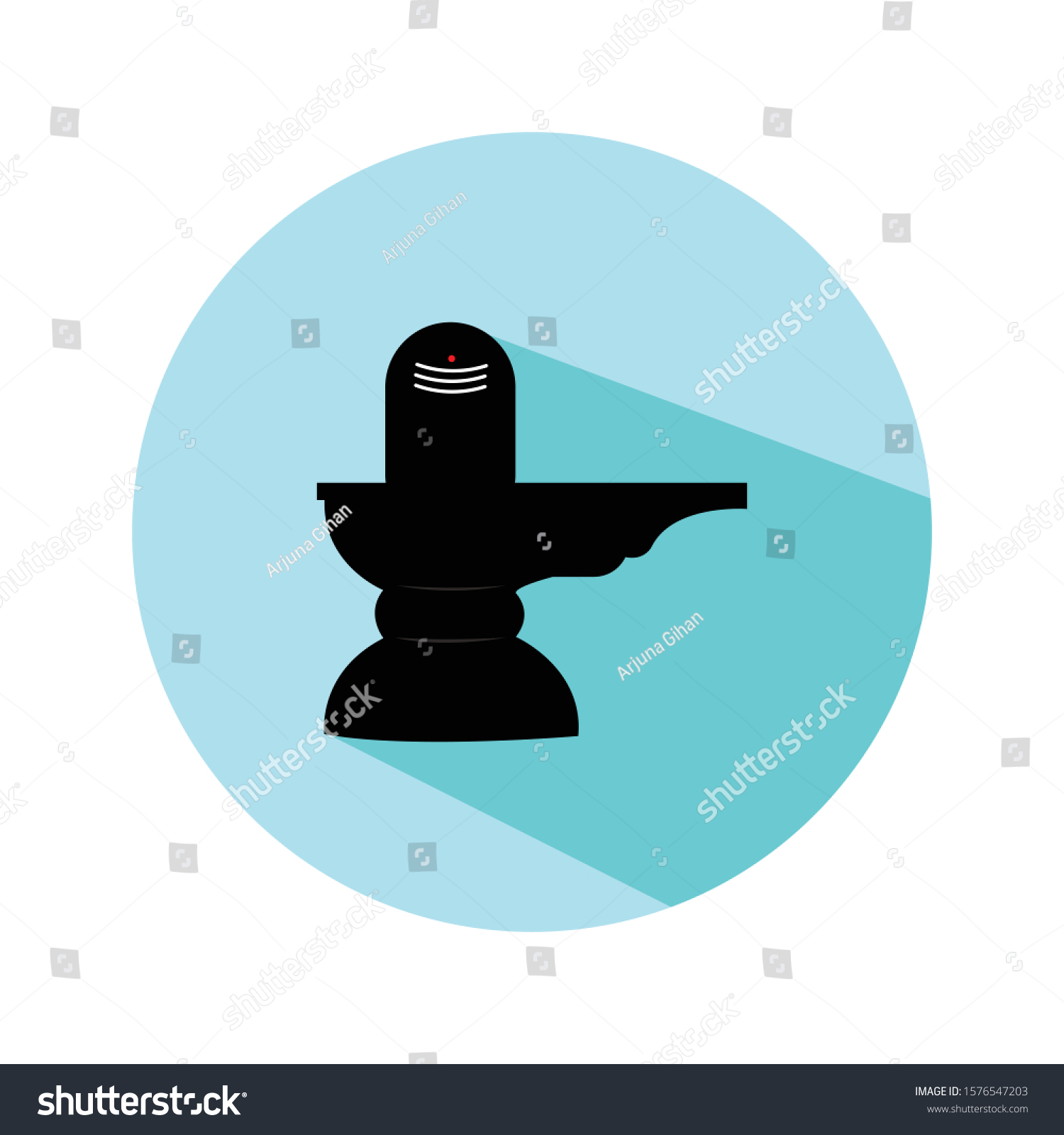 Shiva Lingam Simple Illustration Clip Art Stock Vector (Royalty Free ...