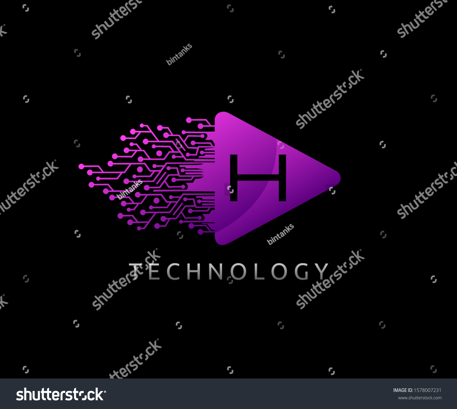 letter-h-play-logo-icontriangle-digital-stock-vector-royalty-free