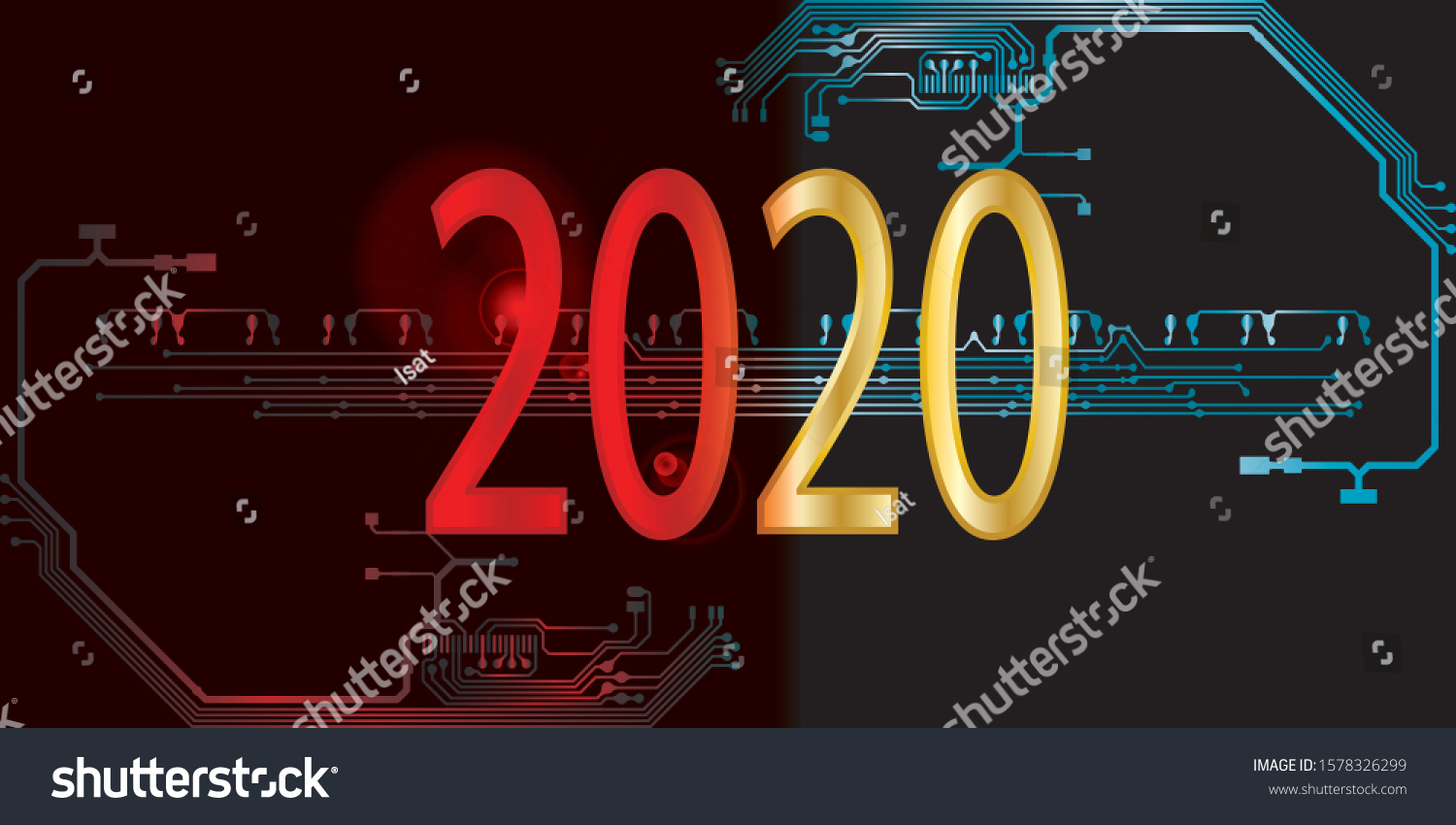 Digital Technology Background Circuit Board Design Stock Vector ...