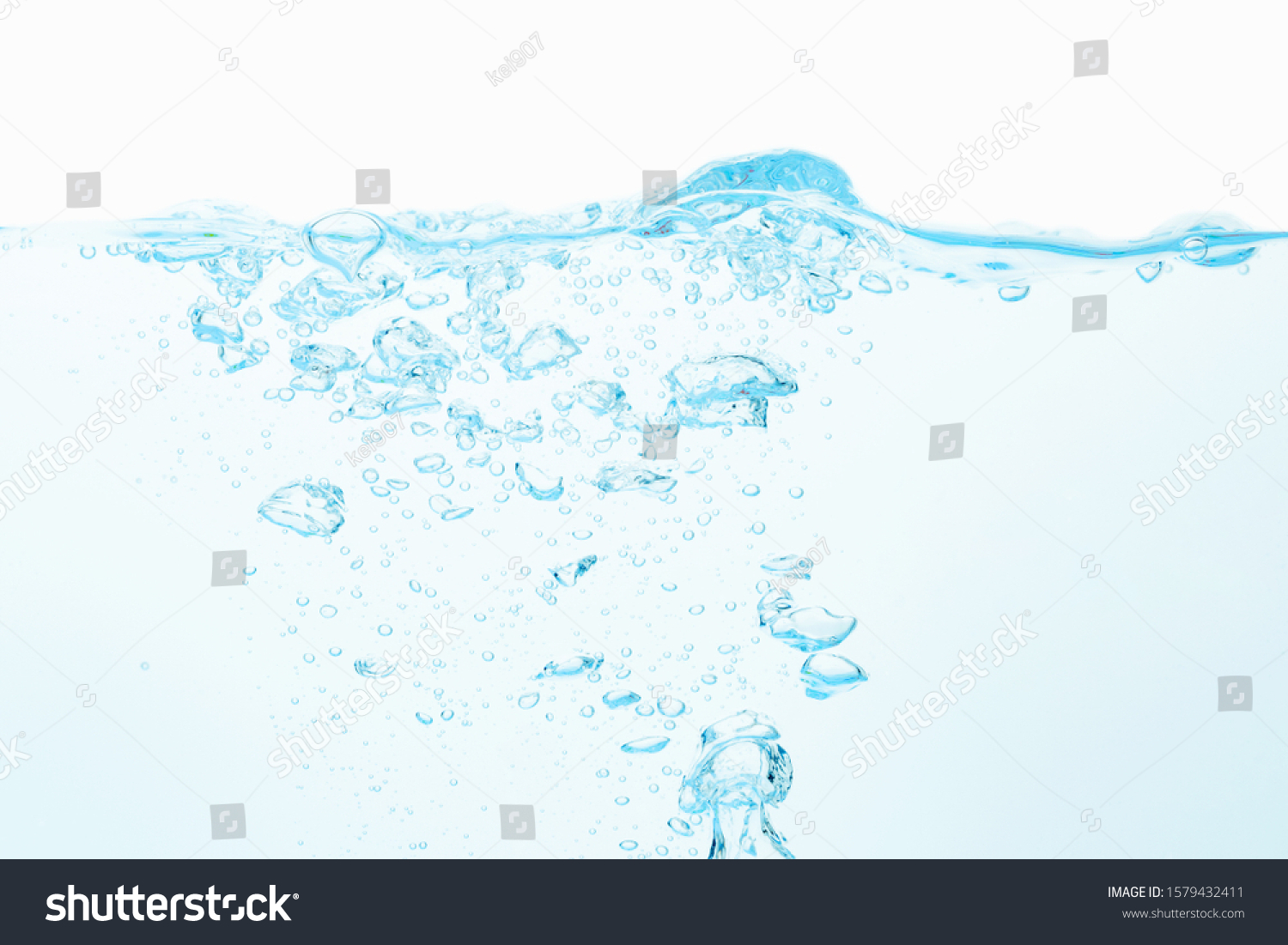 Blue Background Bubble Splash Stock Photo 1579432411 | Shutterstock