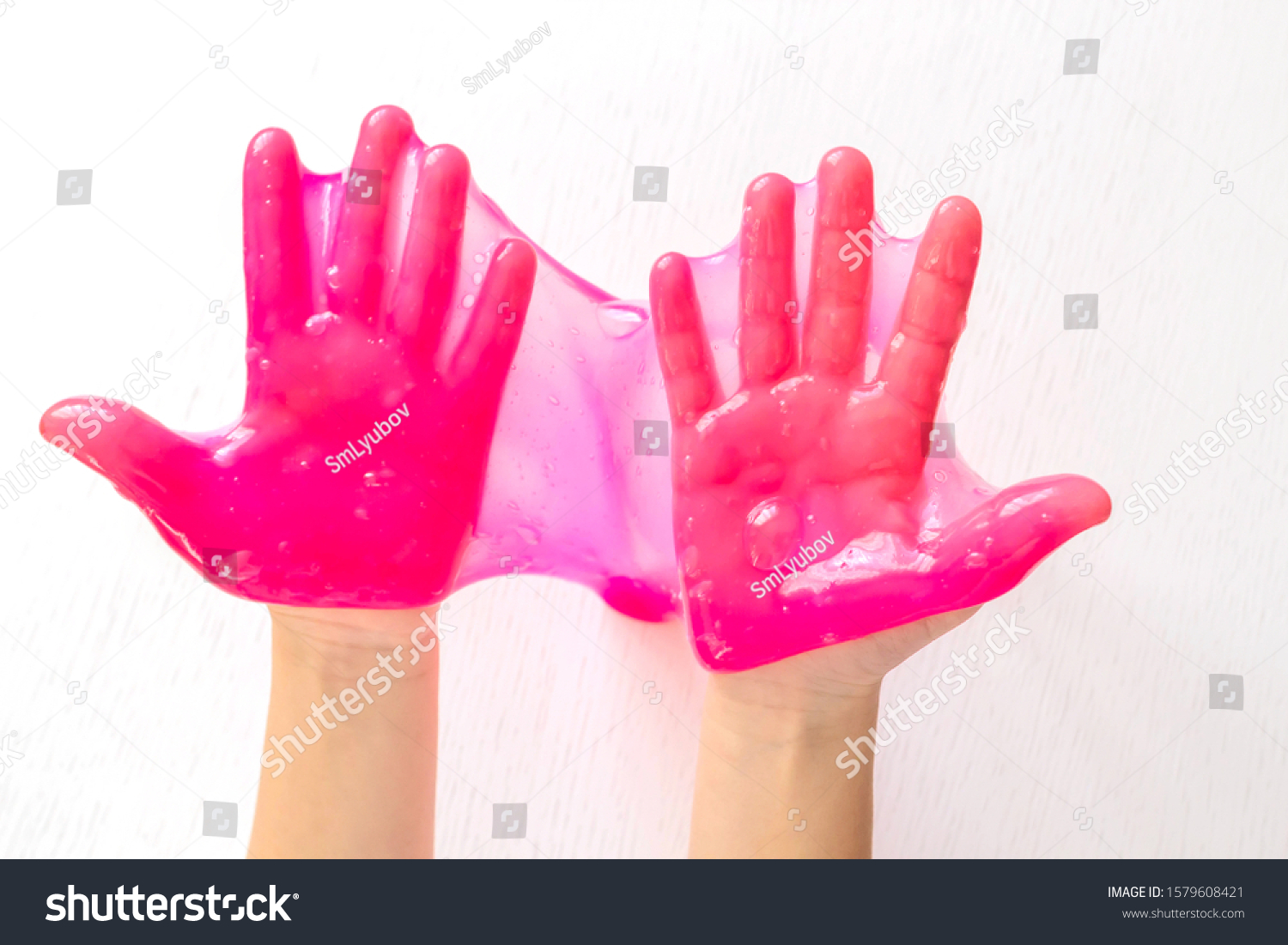 Modern Toy Called Slime Child Playing Stock Photo 1579608421 | Shutterstock