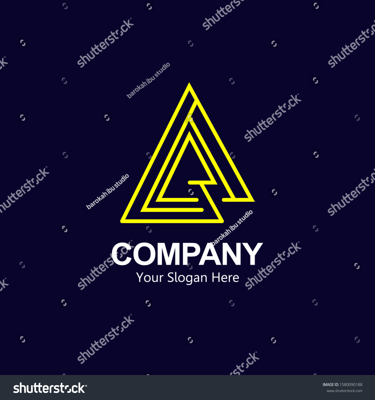 Letter R Logo Design Merging 2 Stock Vector (Royalty Free) 1580090188 ...