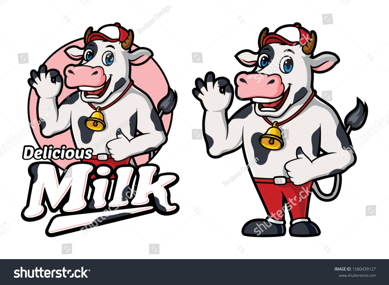 funny cow cartoon milk