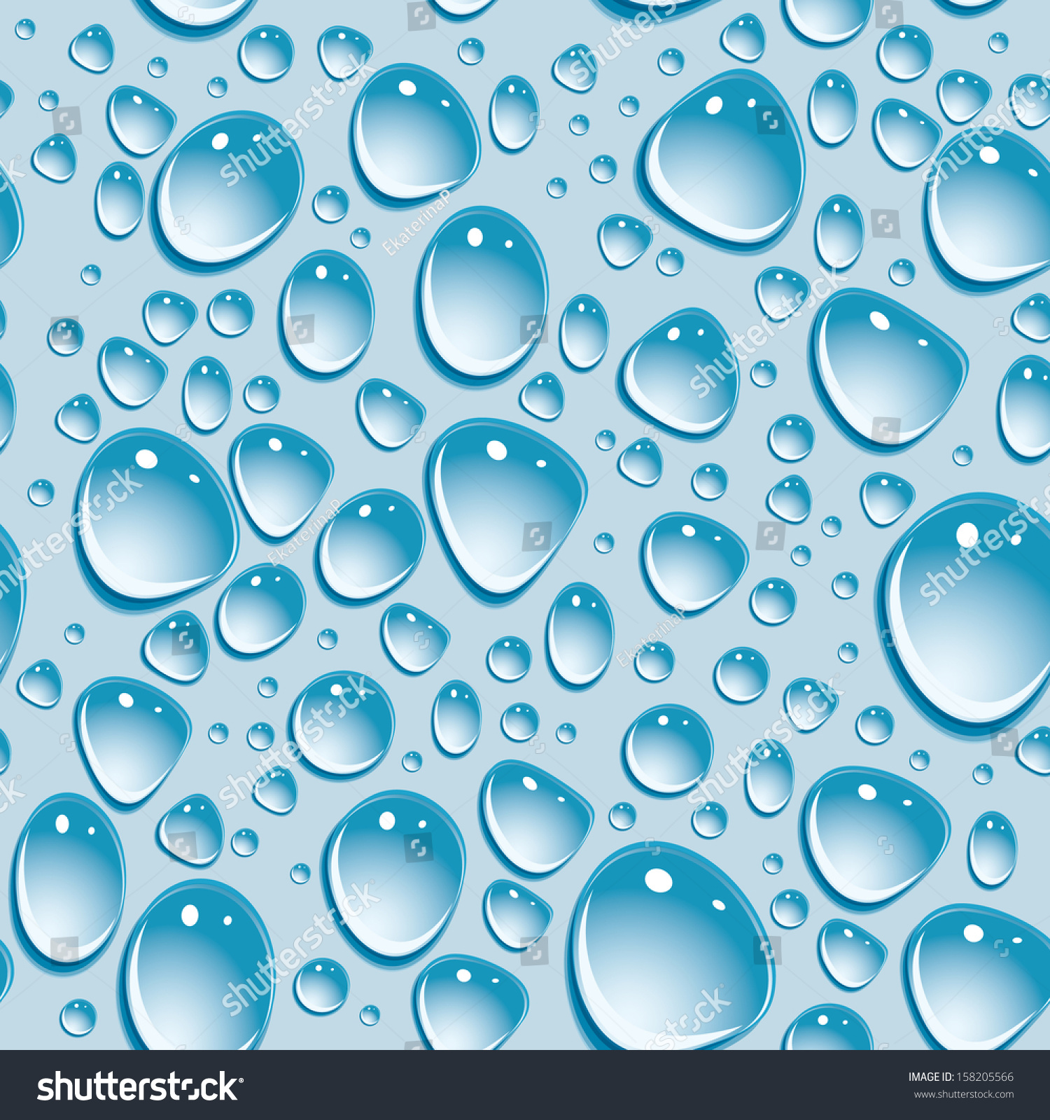 Seamless Background Drops Water Vector Stock Vector (Royalty Free ...