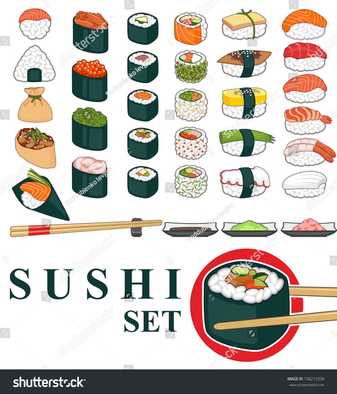 types of sushi with pictures