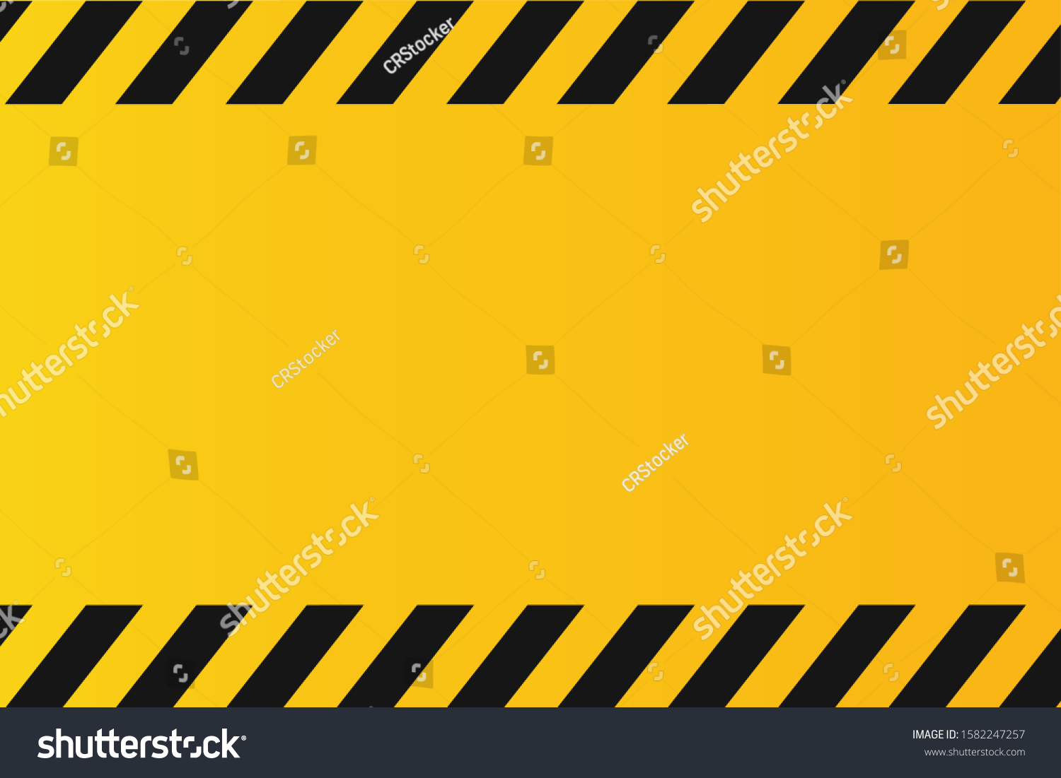 Yellow Black Police Background Alert Danger Stock Vector (Royalty Free ...