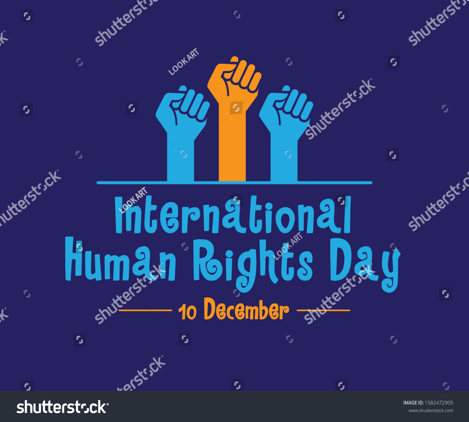 International Human Rights Day Vector Stock Vector (Royalty Free ...