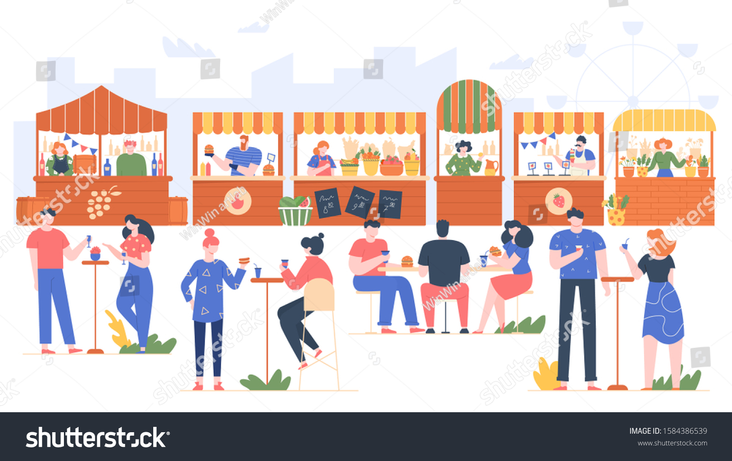 1,813 Fair food court Images, Stock Photos & Vectors | Shutterstock