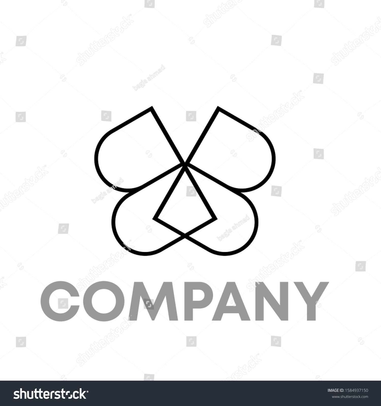 Bb Logo Icon Design Template Sign Stock Vector (Royalty Free ...