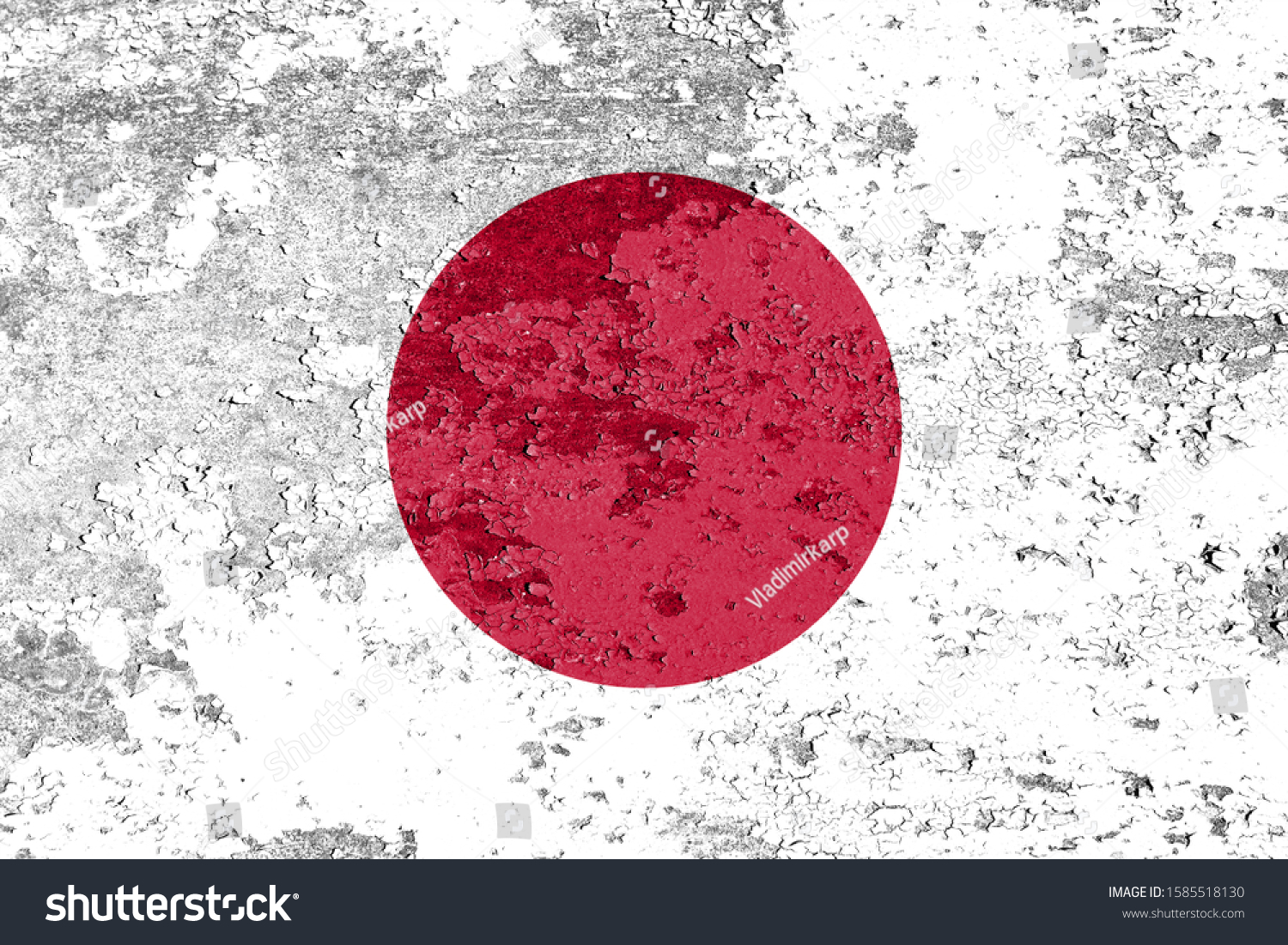 National Flag Japan Texture Template Design Stock Photo 1585518130 ...