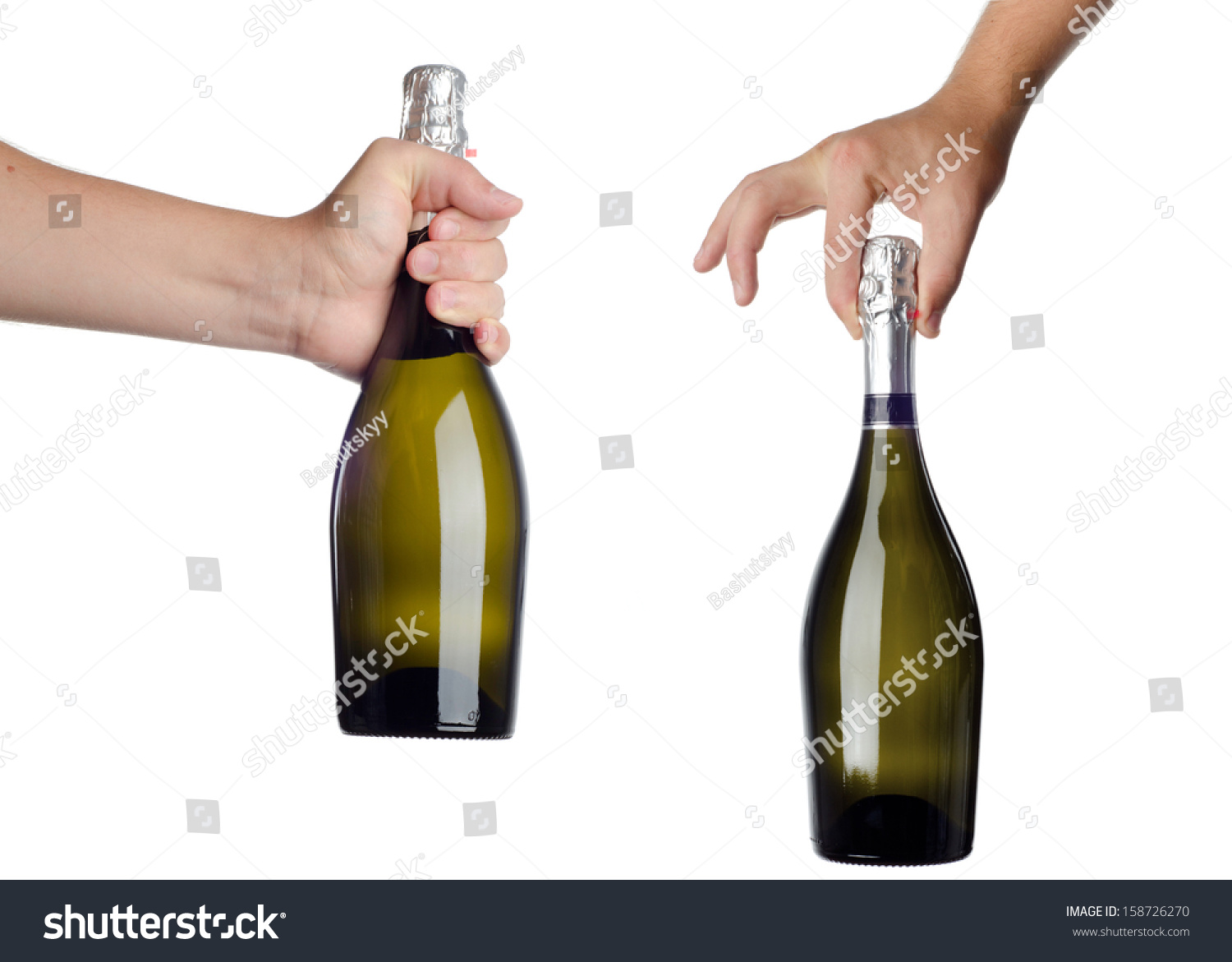 Botella de champan