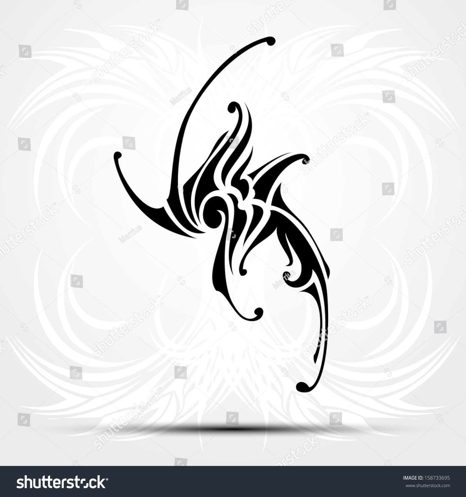 Tribal Tattoo Vector Illustration Shutterstock