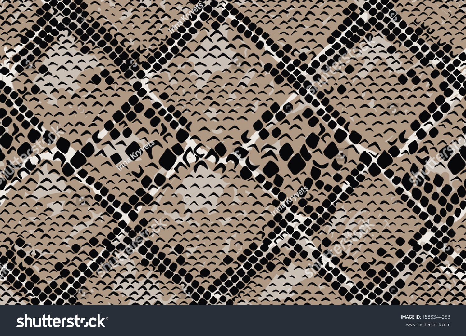 Colored Snake Skin Seamless Pattern Wallpaper Stock Vector (Royalty ...