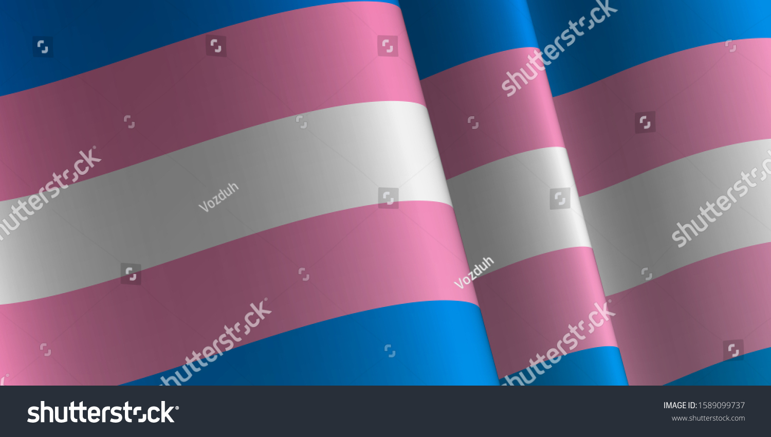 Waving Flag Transgender Lgbt Lgbtq Lgbtq Stock Vector Royalty Free