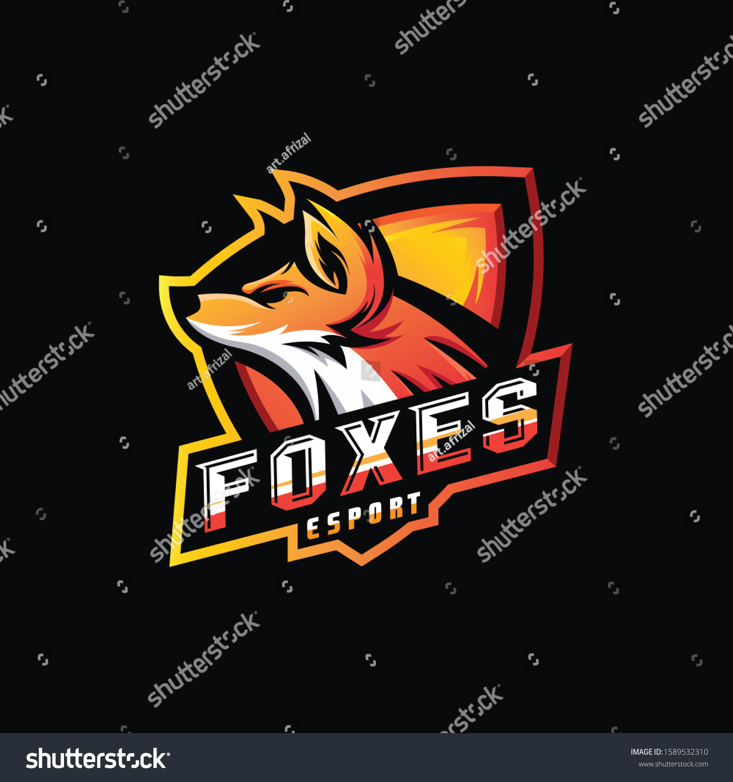 Awesome Wolves Logo Game Team Stock Illustration 1589532310 | Shutterstock