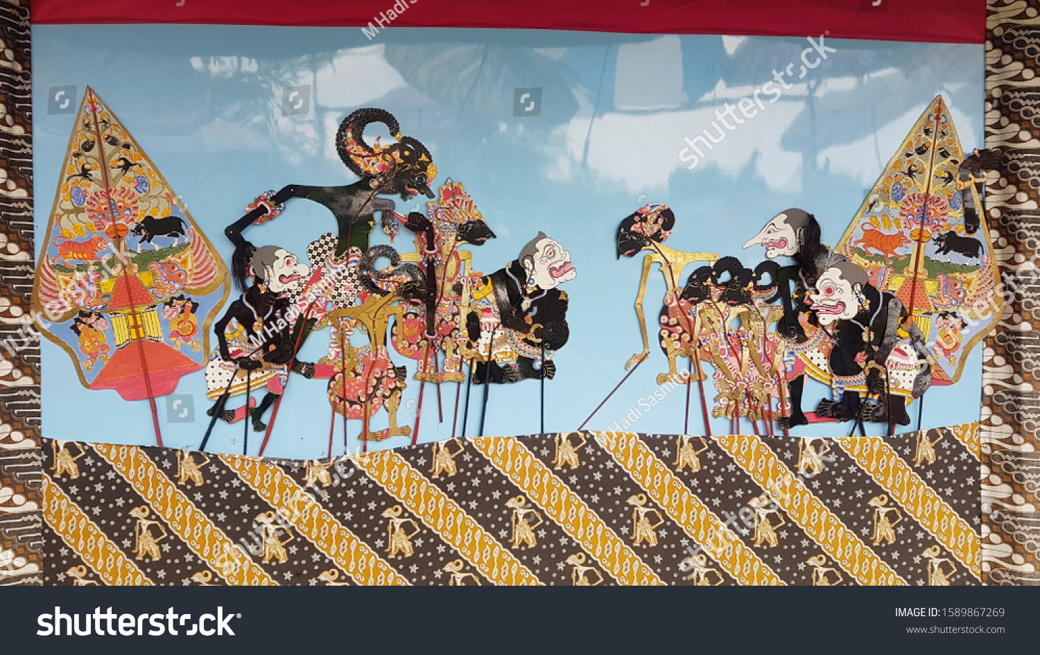 Wayang Traditional Art Indonesia Especially Central Stock Photo ...