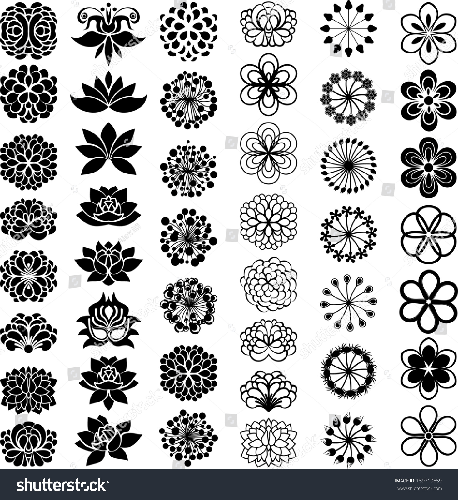 Big Set Stock Vector (Royalty Free) 159210659 | Shutterstock